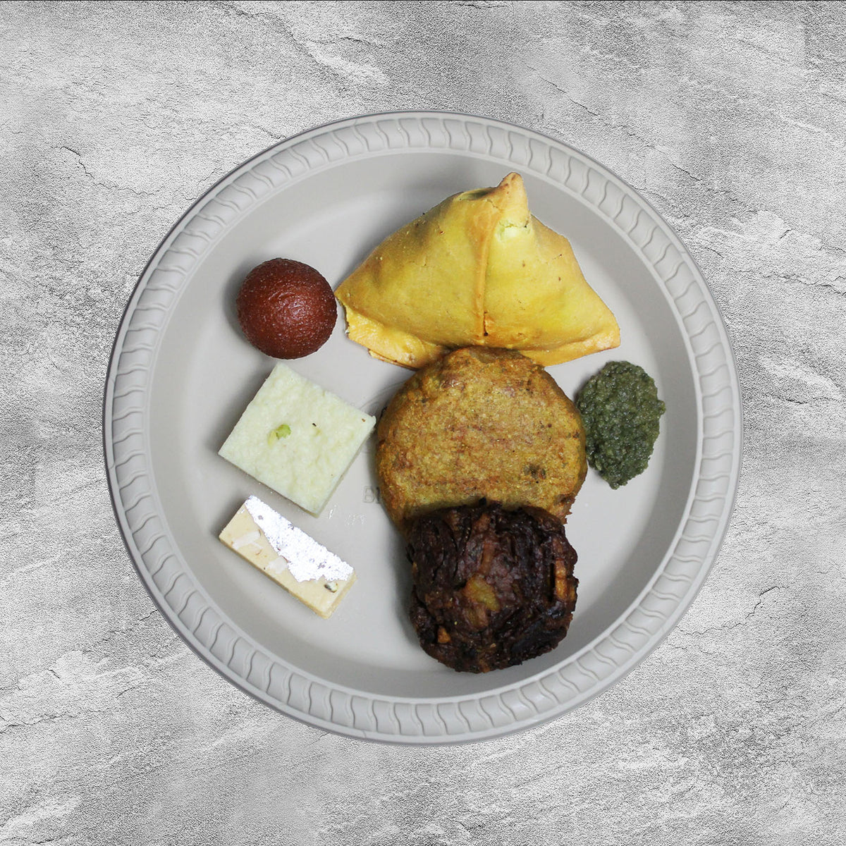 10 inch Cornstarch Round Plate