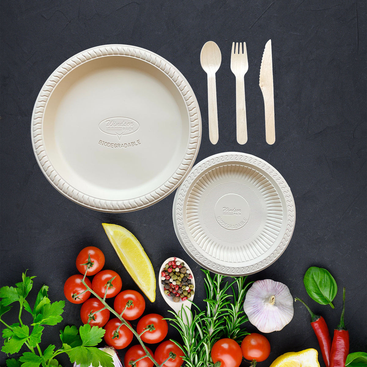 Cornstarch Dinner Pack (250 Pieces)