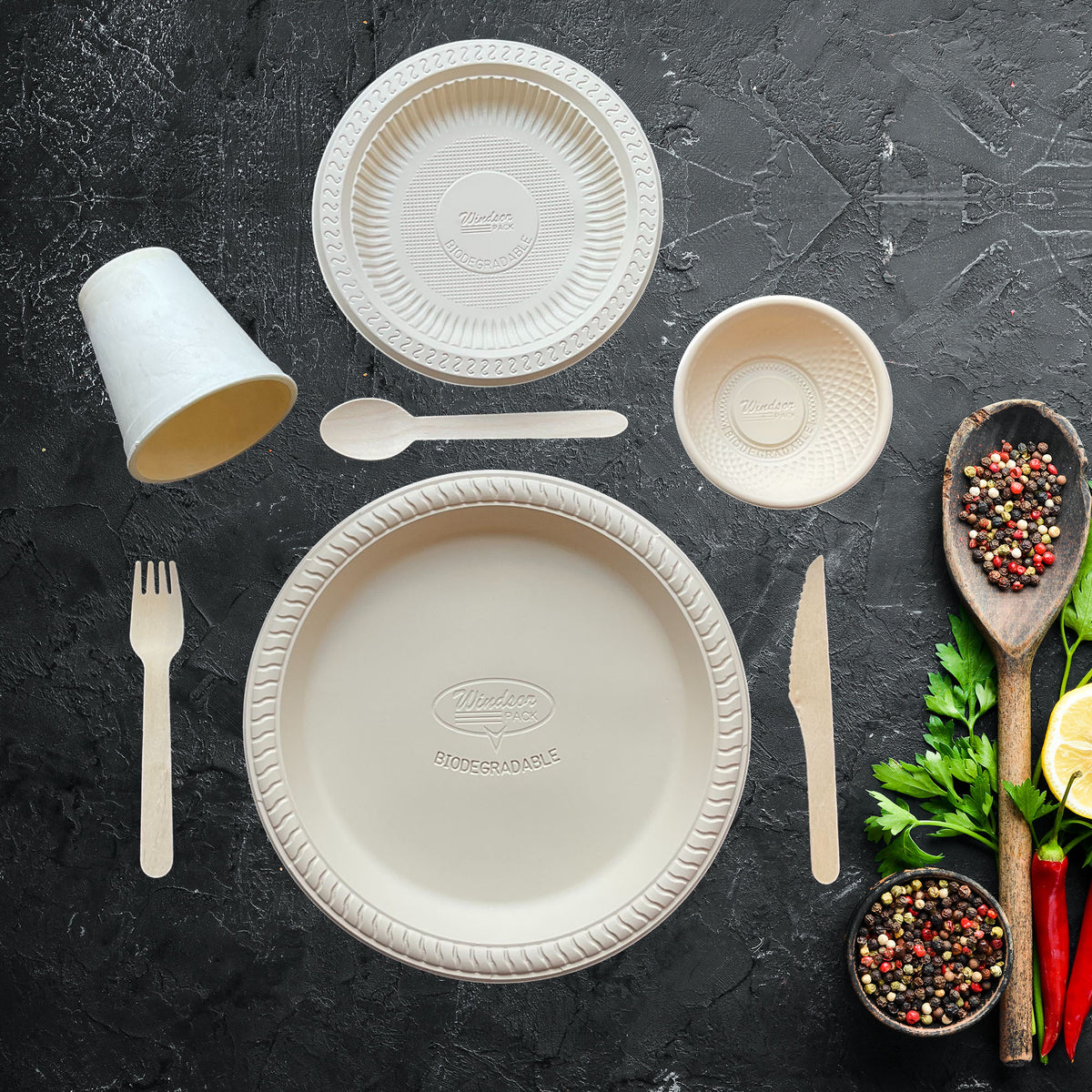 Cornstarch Dinner Pack 2 (500 Pieces)