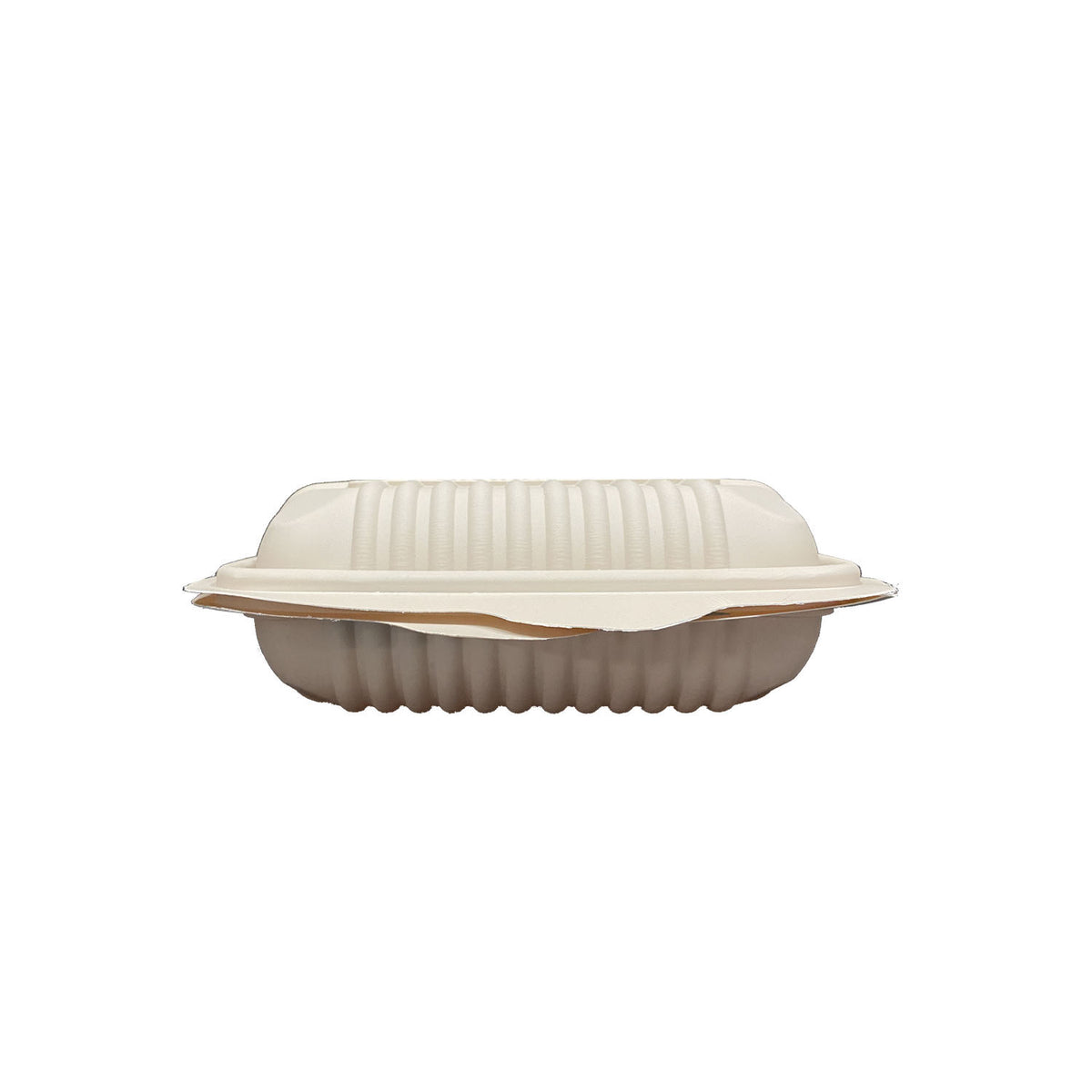3 Compartment 600ml Cornstarch Clamshell Box