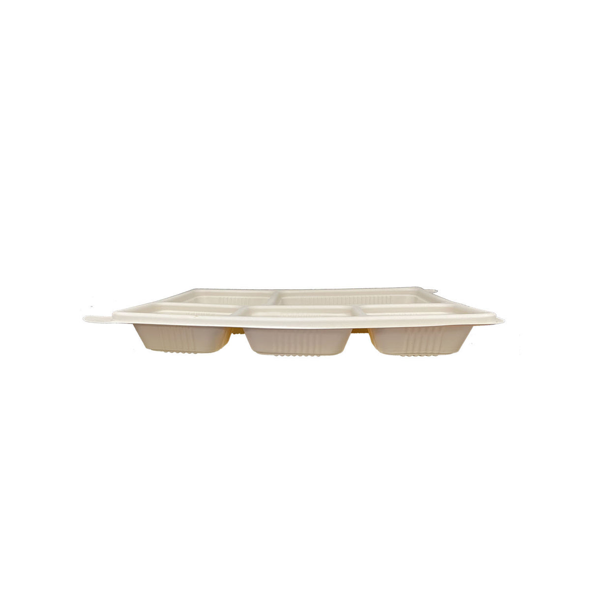 5 Compartment Cornstarch Plate