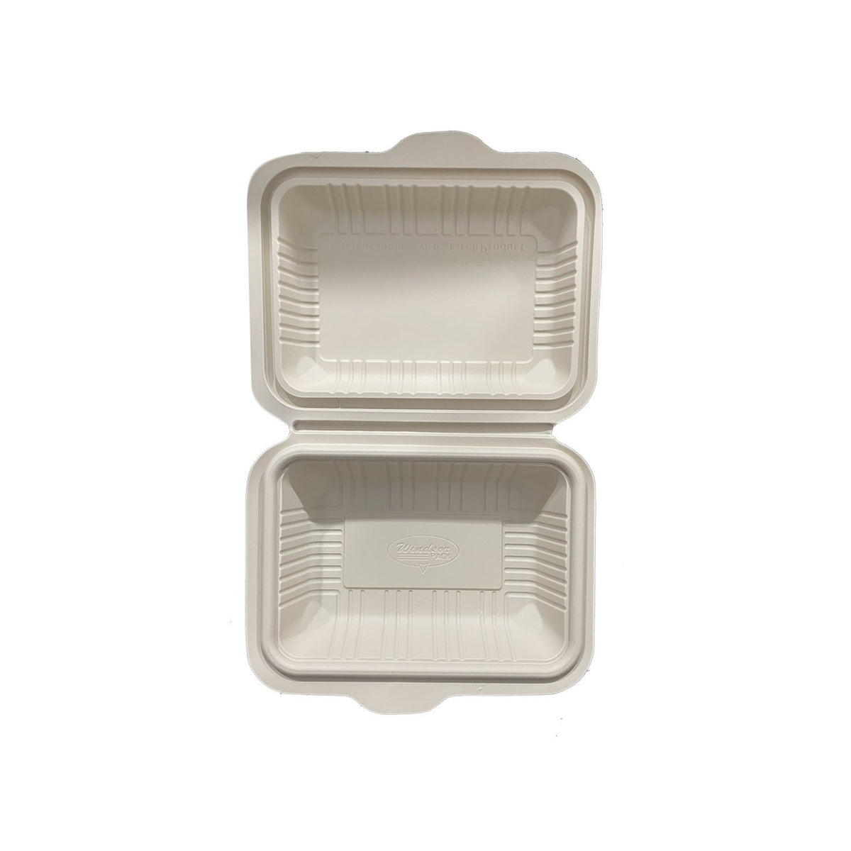 600ml Cornstarch Clamshell Box