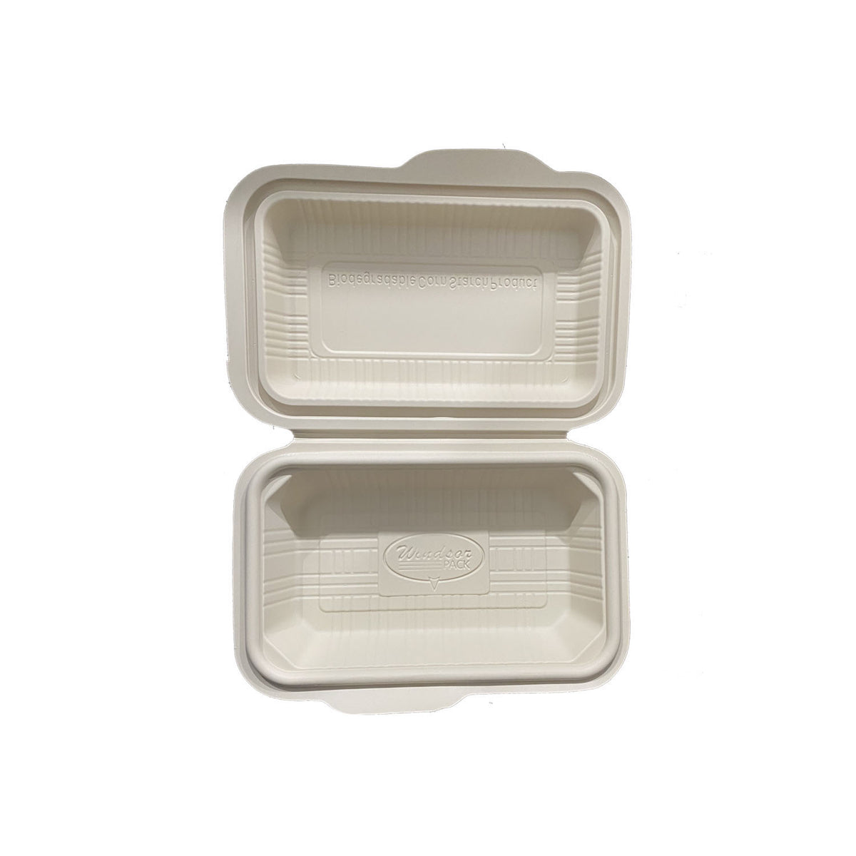 750ml Cornstarch Clamshell Box