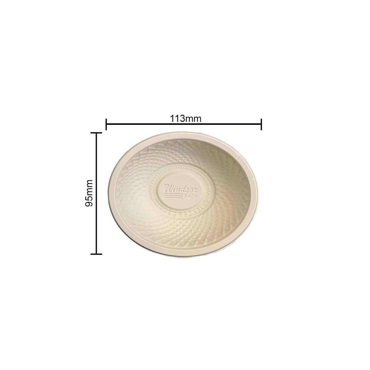 Cornstarch Oval Bowl